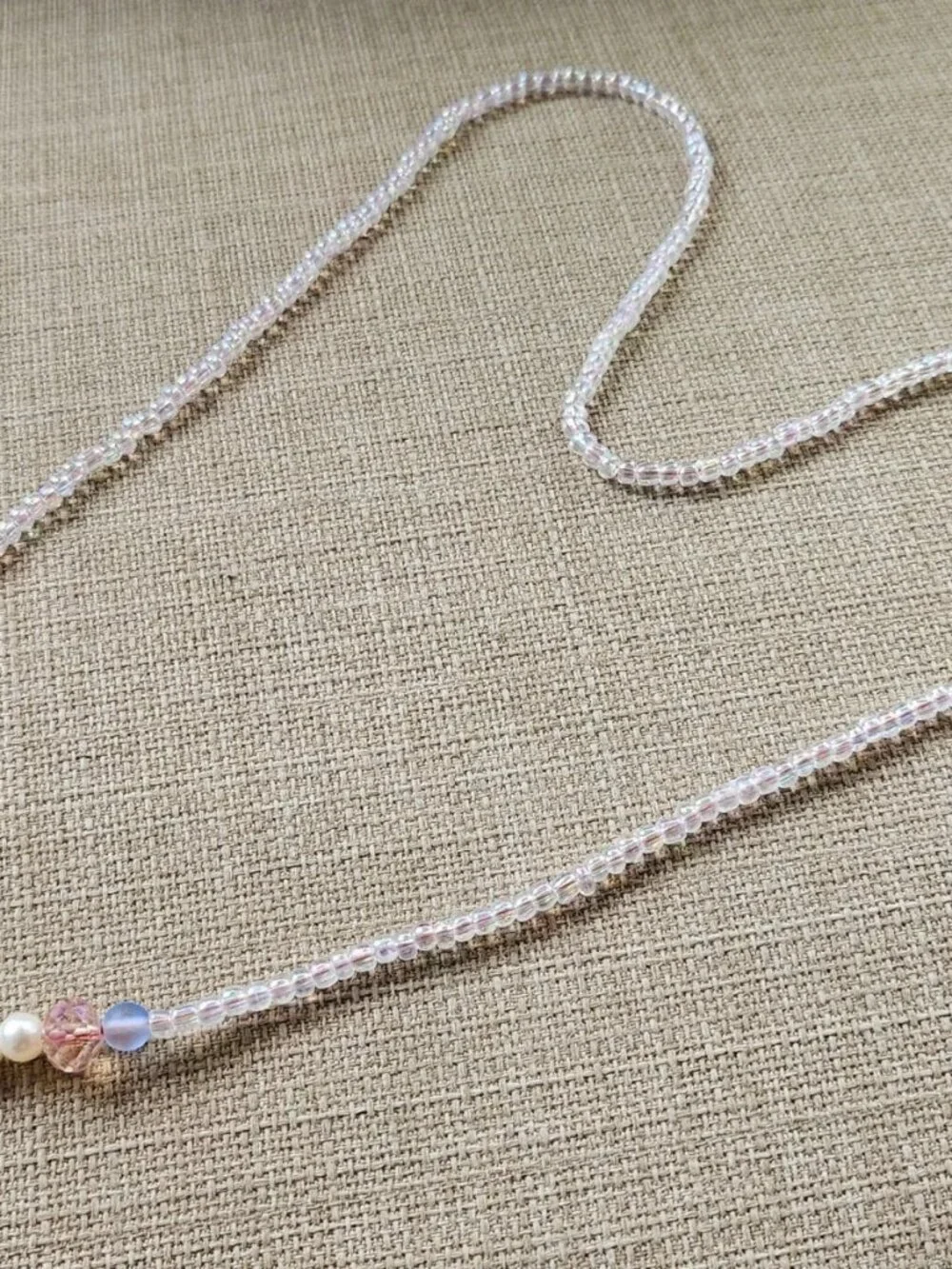 Women Necklace Beaded Faux Pearl Fashion Jewelry Long Necklace Unbranded